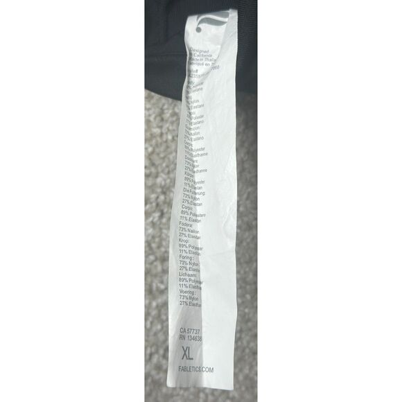 Fabletics Black Women's Principal Low Impact Bra Size XL NWT - Picture 5 of 5